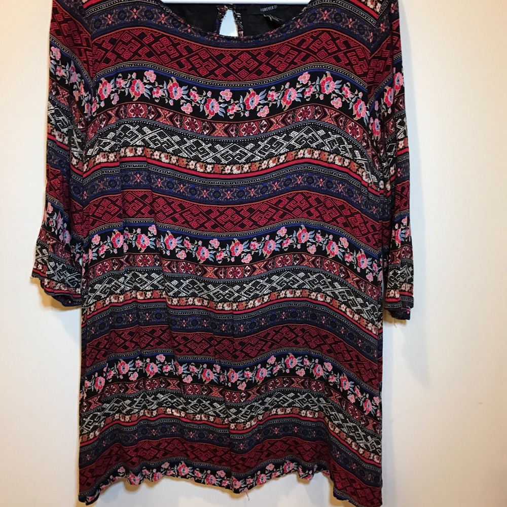 Patterned forever 21 dress