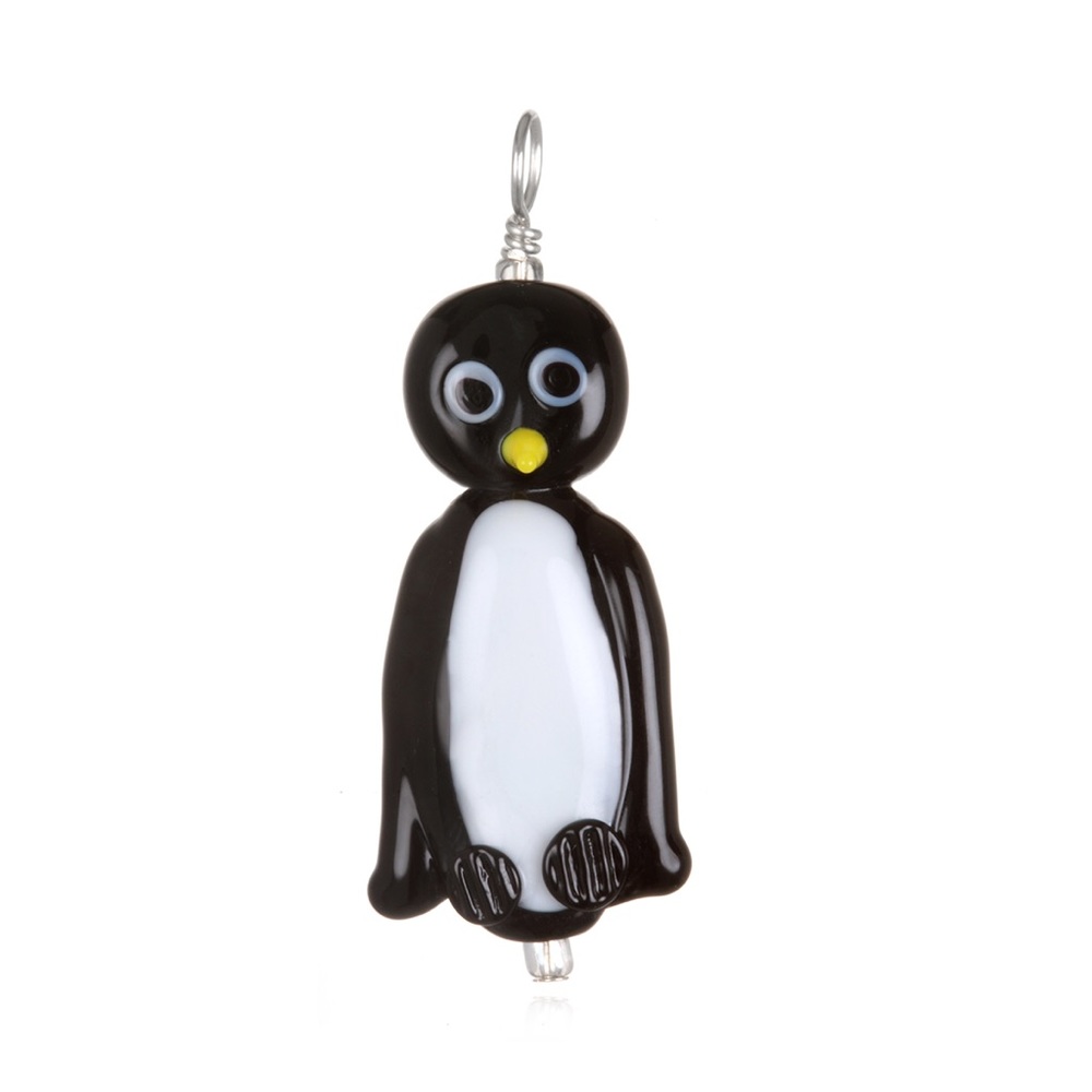 Glass Penguin Pendant