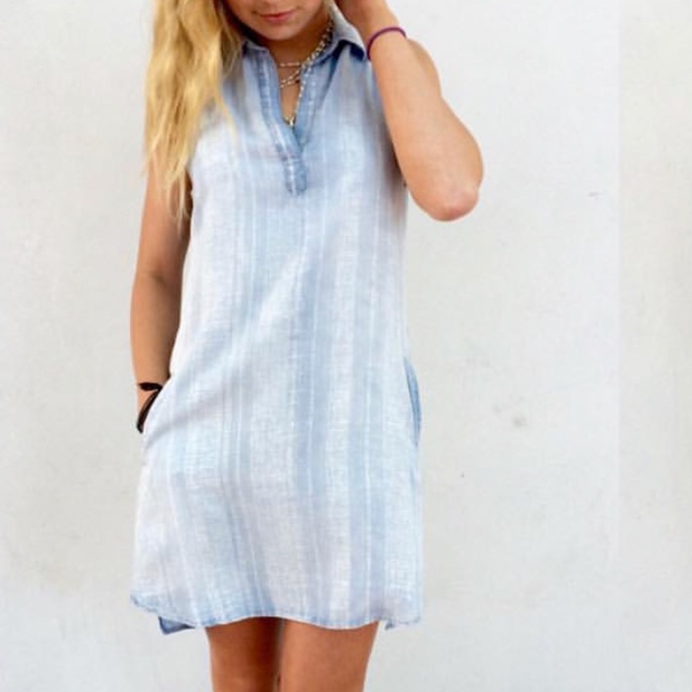 Bella Dahl chambray denim dress