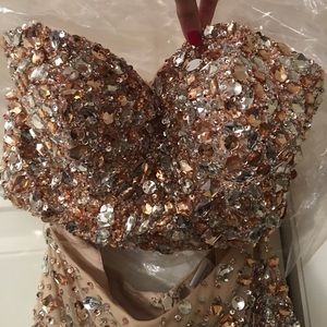 Two piece jovani dress