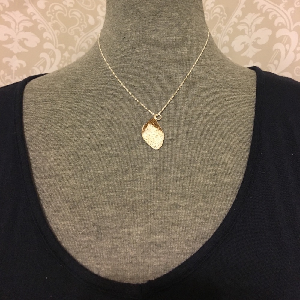 Handmade gold and silver necklace - Picture 5 of 5