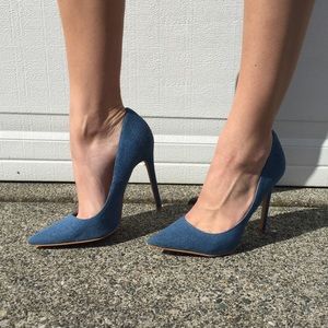 Denim Pumps