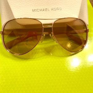 Michael Kors Rose Gold Aviators