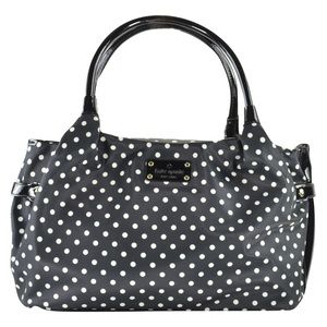 KATE SPADE - Stevie Nylon Bag (black polka dot)