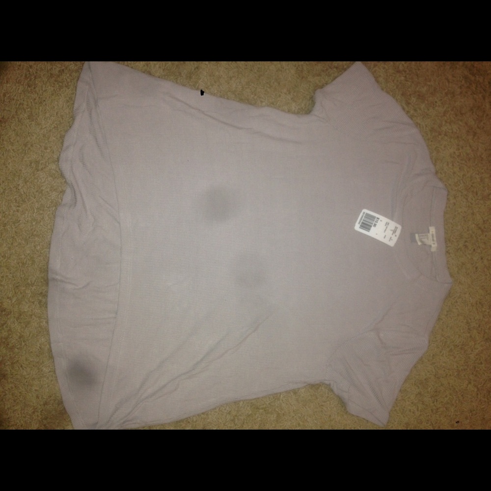Nwt forever 21 high low mock neck t shirt