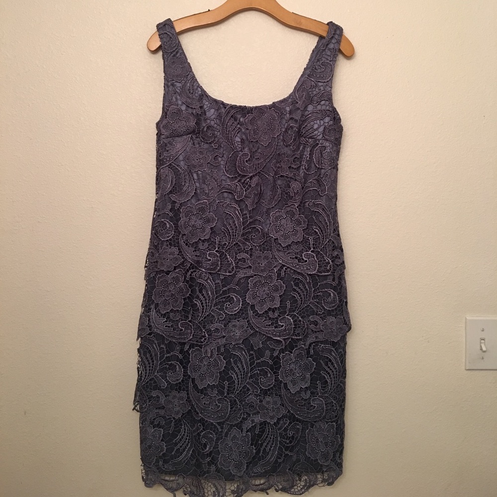 Gorgeous lace tiered dress