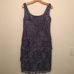 Gorgeous lace tiered dress