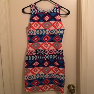 Aztec print dress size small