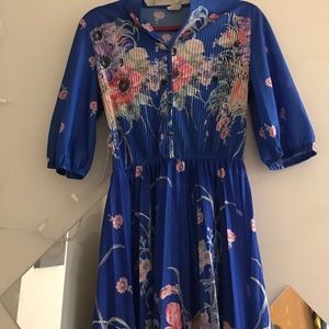 One of a kind Vintage pleated sun dress!