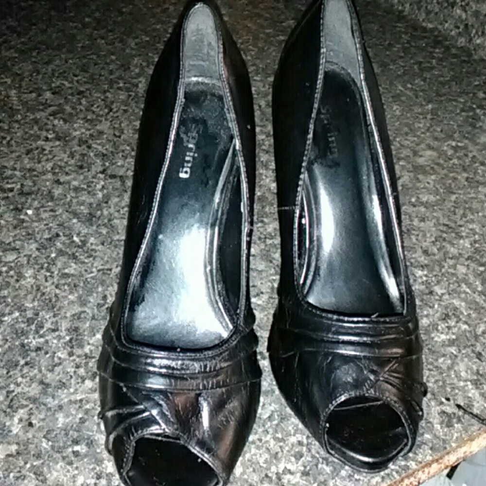 Black high heels