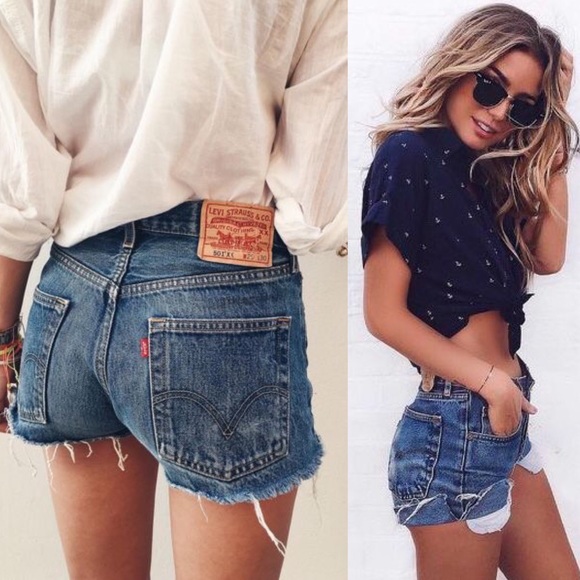 Levi's Pants - Levi's 501 cut off shorts