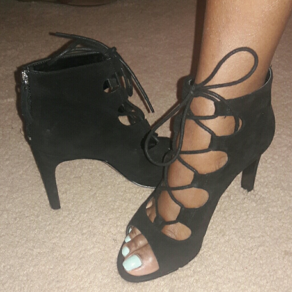 Nine West black ankle boots