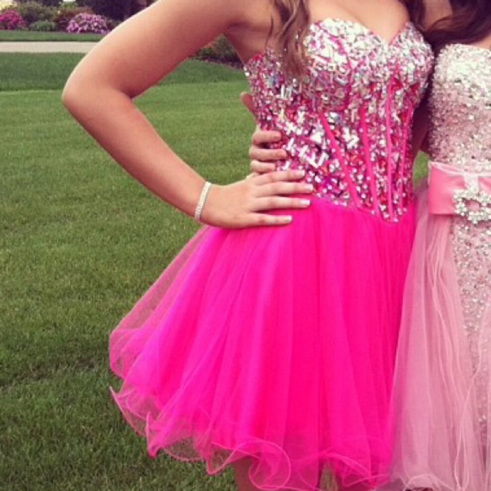 Pink homecoming dress