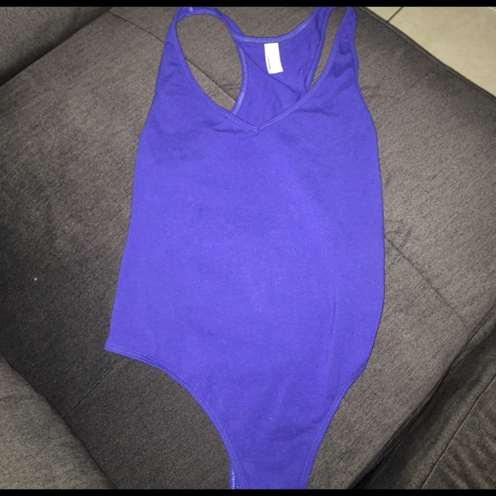 Royal blue body suit