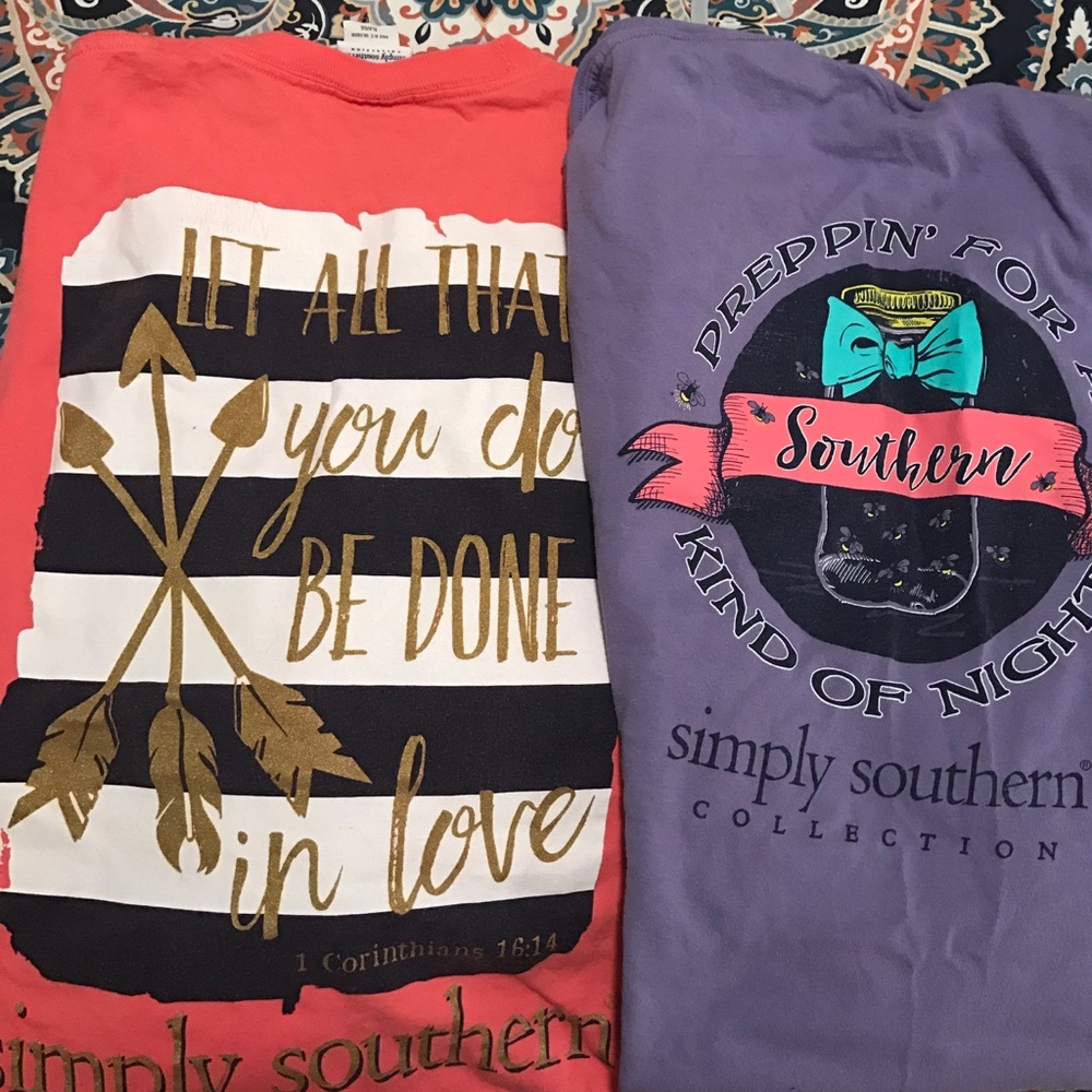 Simply Southern shirt lot