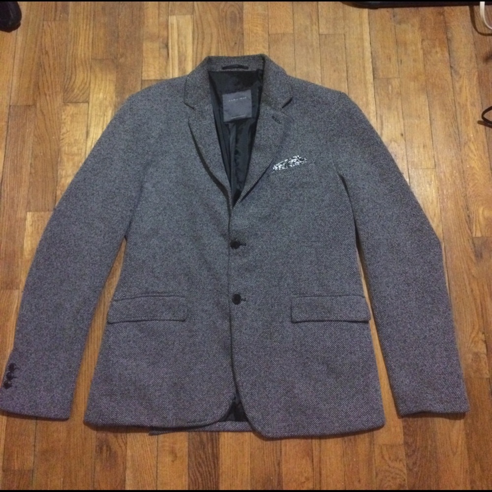Zara Man Blazer US 44 Eur 55 Size Extra Large Marl