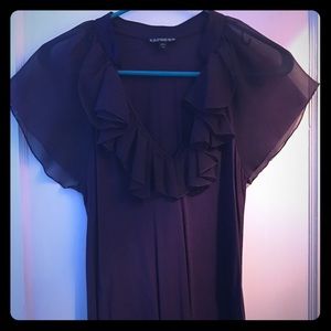 Flutter sleeve blouse