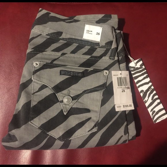 Hudson Jeans Denim - NWT Hudson Skinny Collin Jeans Ivy Zebra Stripe