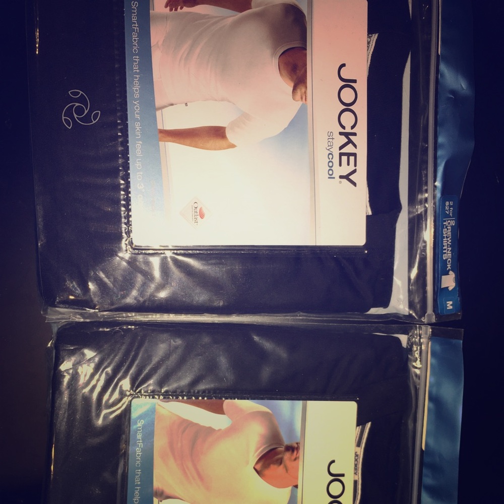 JOCKEY STAY COOL V-NECK MEDIUM & LARGE AVAILABLE!