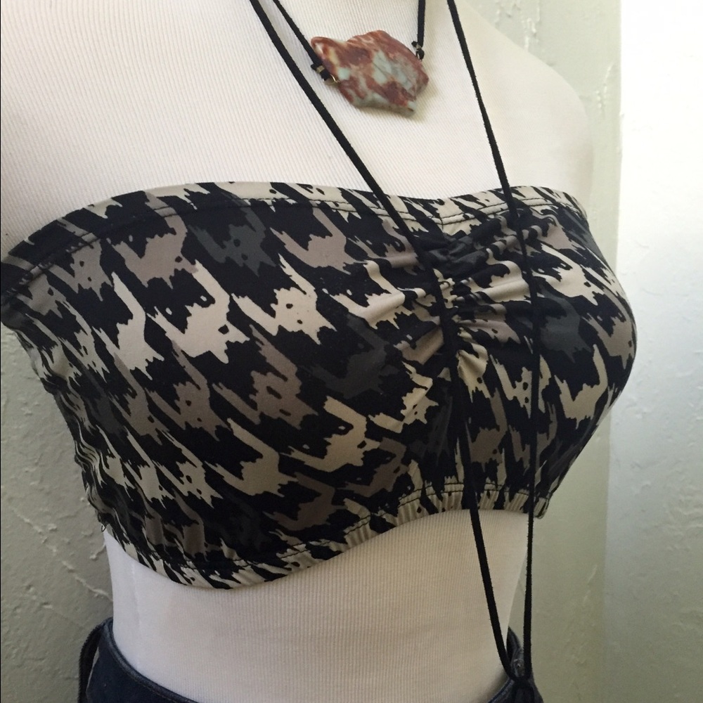 Tribal Waterwash Bandeau Top