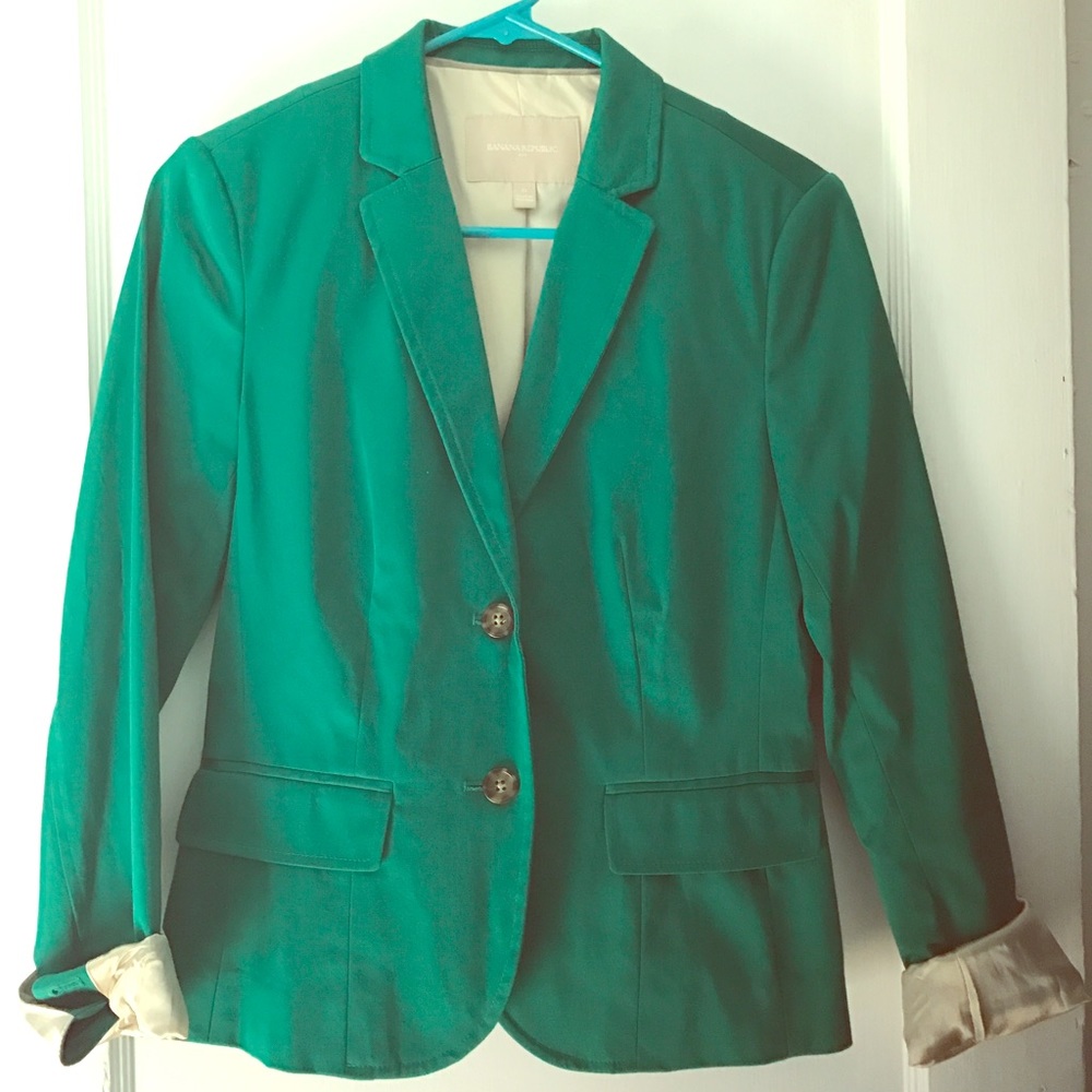[ON HOLD] Unique green Banana Republic blazer
