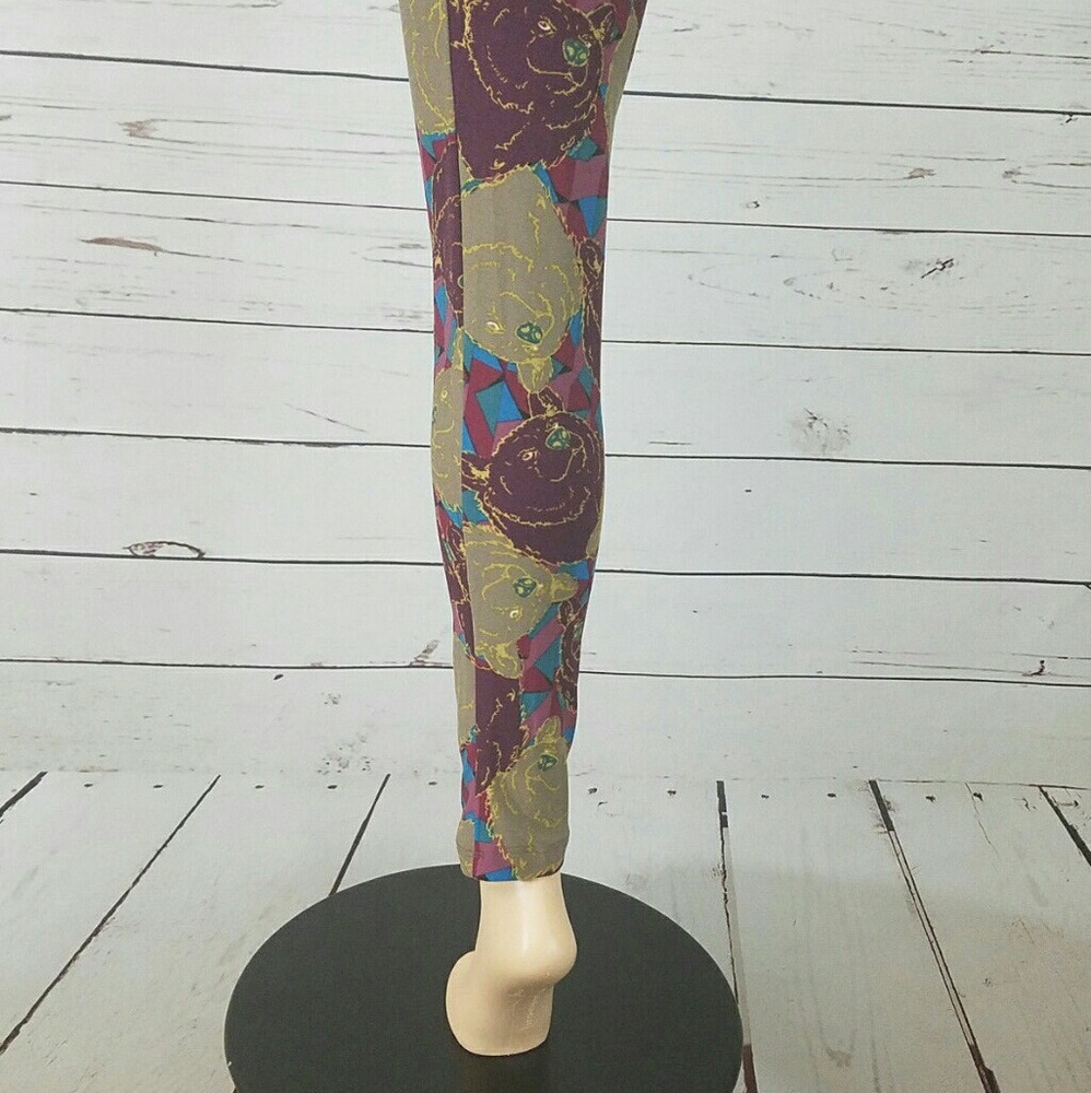 LuLaRoe Women's Leggings BEARS TC Unicorns - Picture 3 of 4