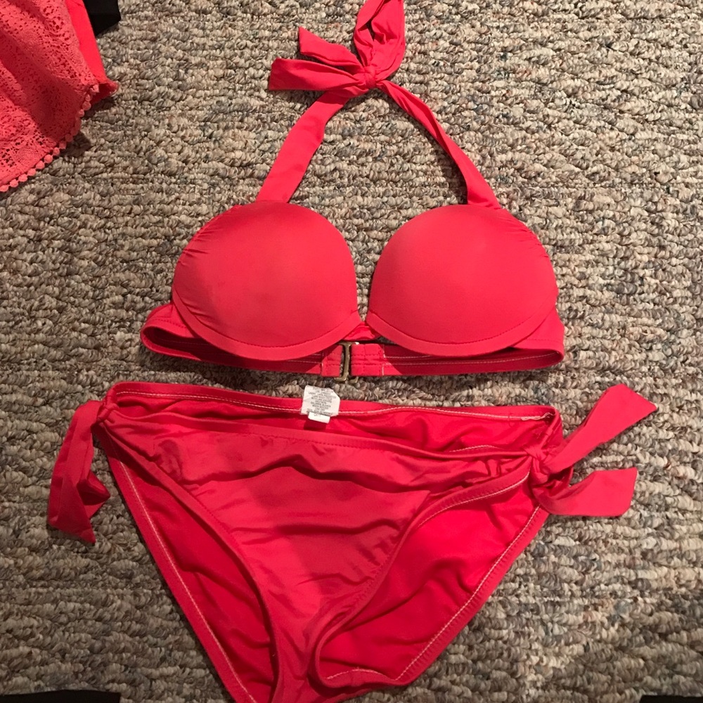 Coral Bathing Suit