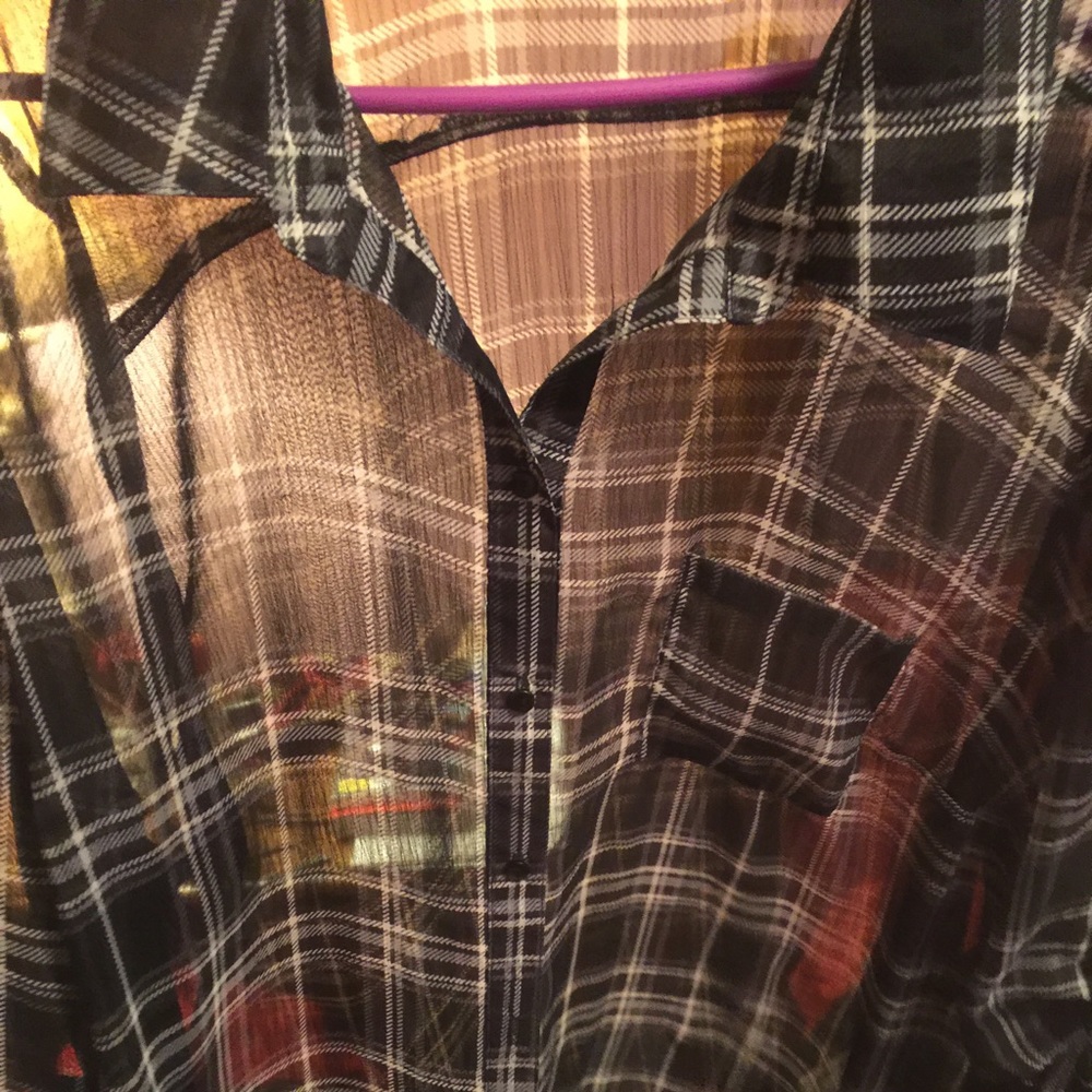 Sheer shirt