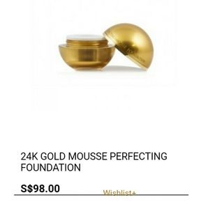 Orogold perfecting mousse foundation