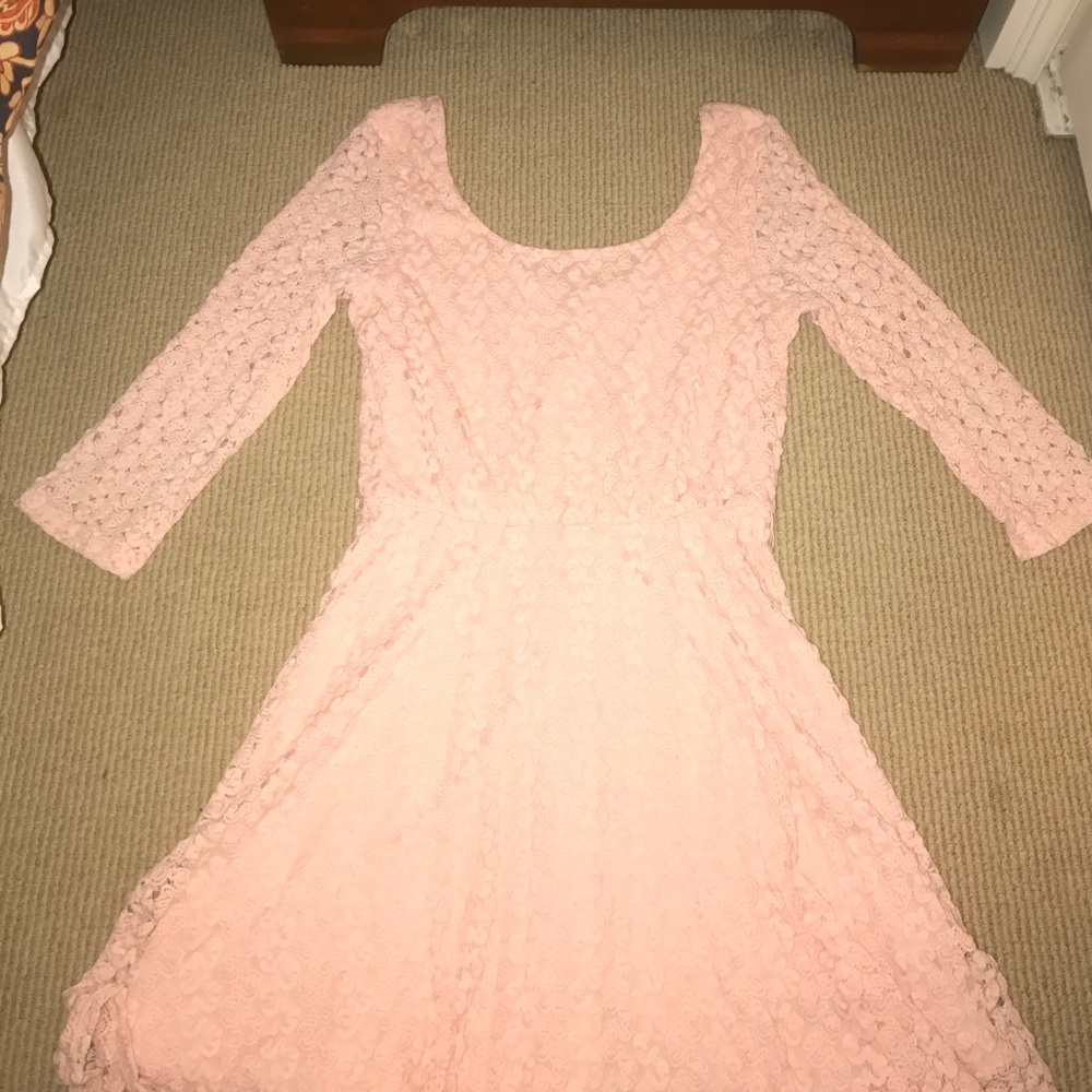 Light pink AUW dress, brand new never worn