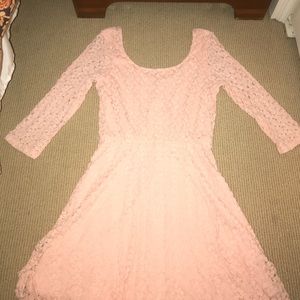 Light pink AUW dress, brand new never worn