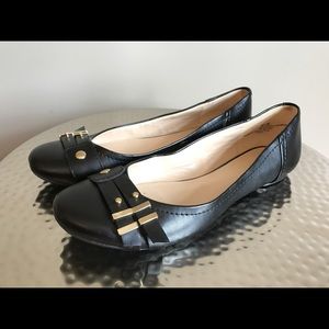 Black Nine West Flats