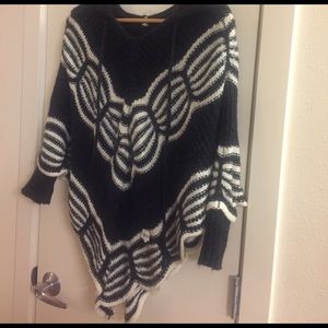 Gorgeous Knit Poncho Sweater