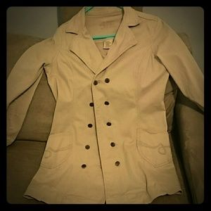 Trench coat style jacket, medium
