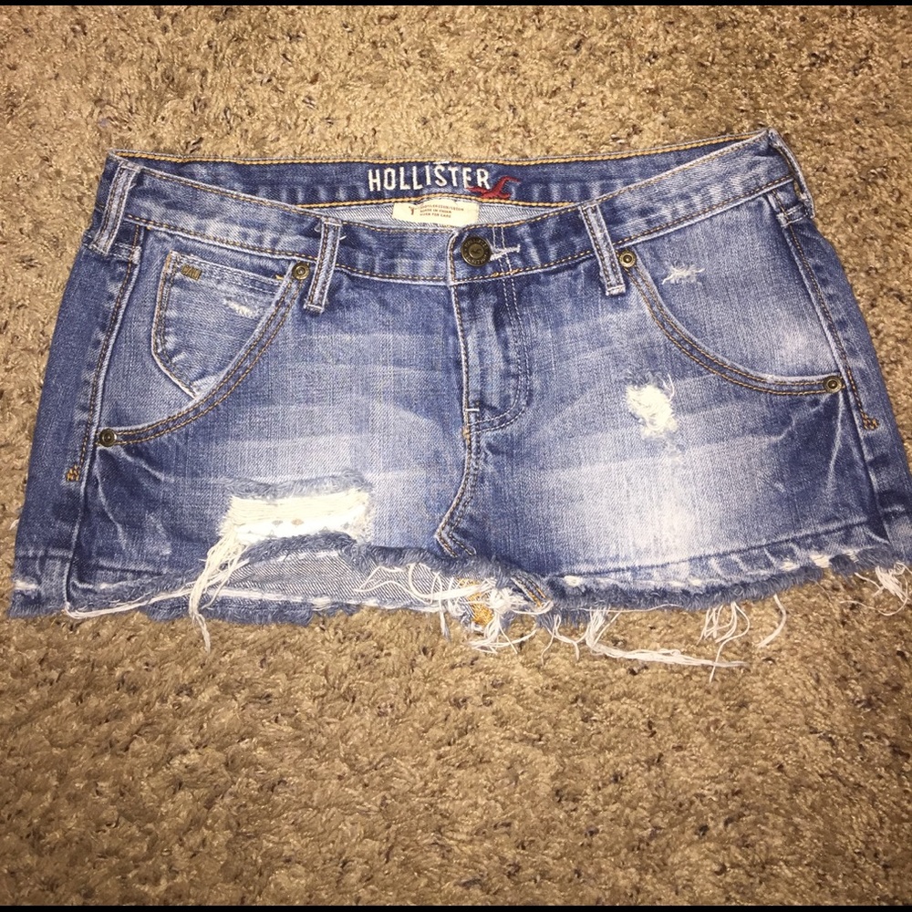 Hollister Micro Mini Jean Skirt