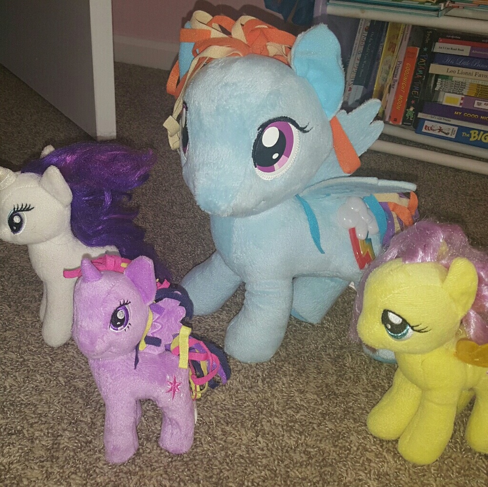 5 plush My little pony stuffed animals