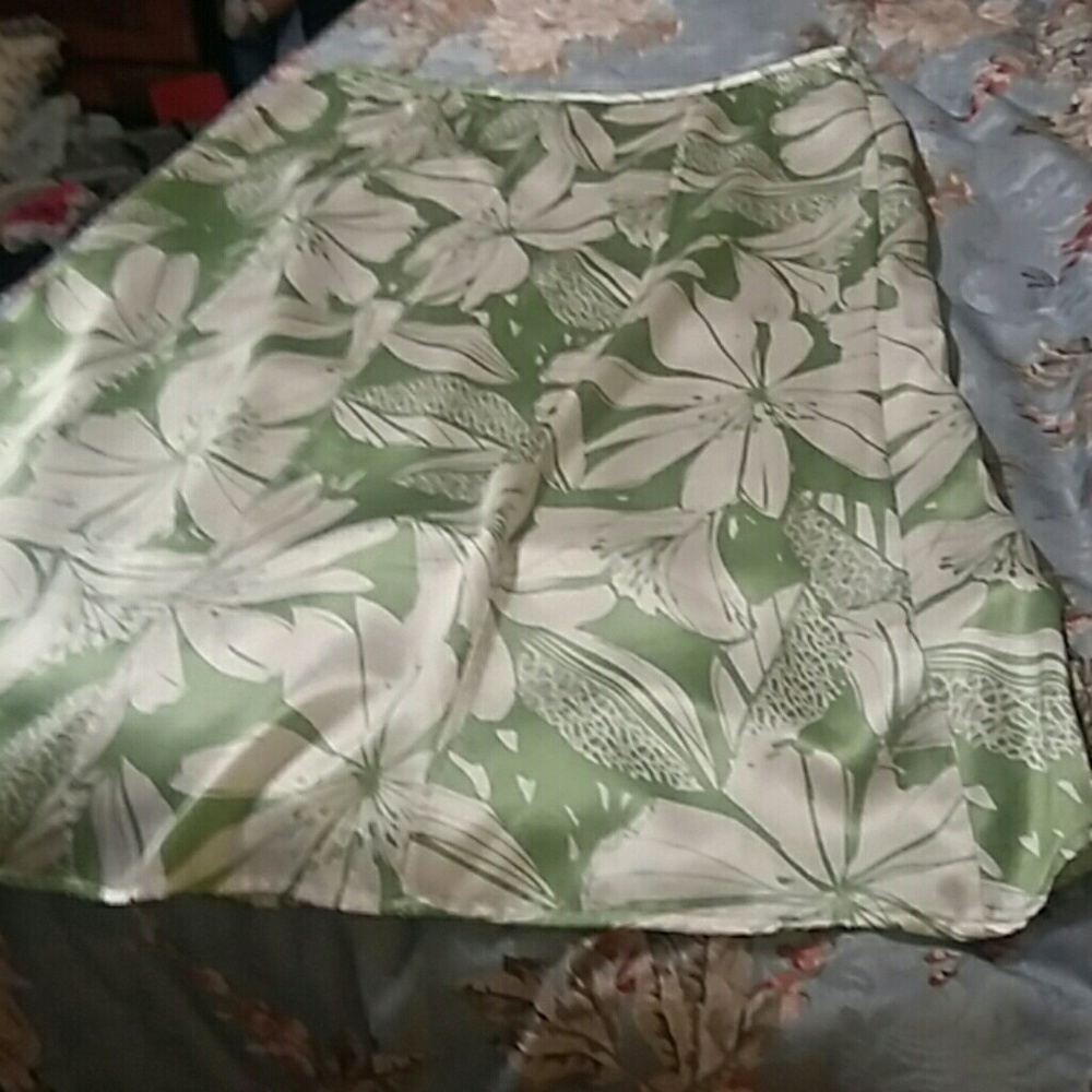 100% silk skirt