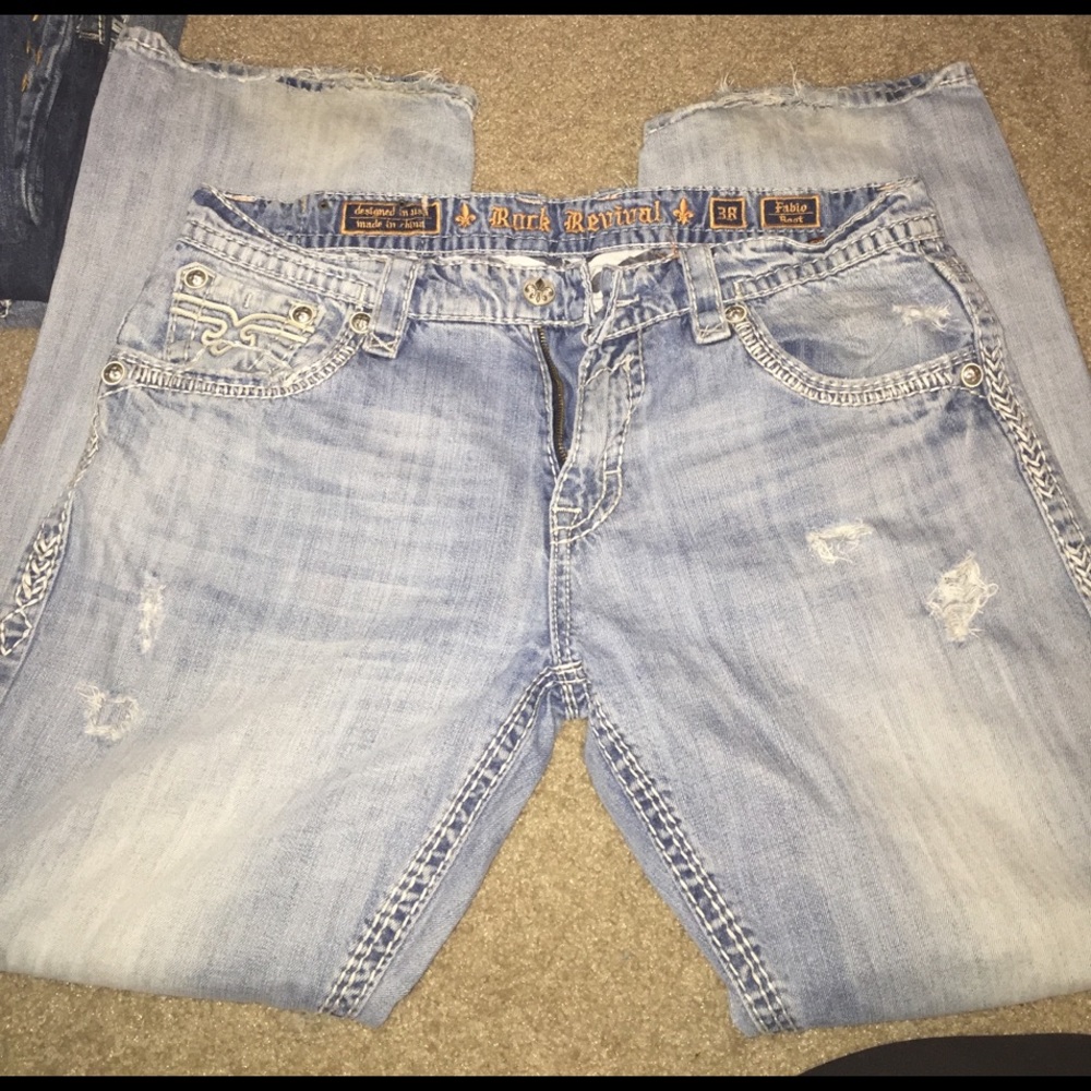 Men's Rock Revival jeans "Fabio" boot cut