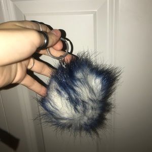 Puff ball for keys or bag