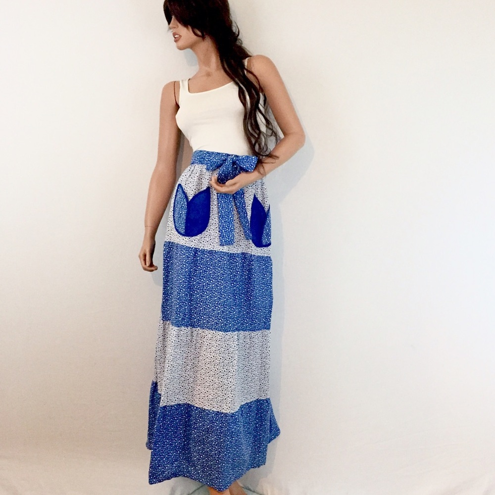 HOLD 🏆HP🏆  Maxi Skirt 🌷Vintage - Handmade