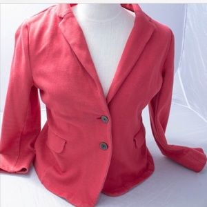Salmon colored blazer