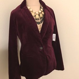 Velvet blazer