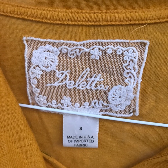 Anthropologie Yellow Blouse 🌺 - Picture 4 of 4