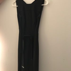 Black Ann Taylor dress with belt