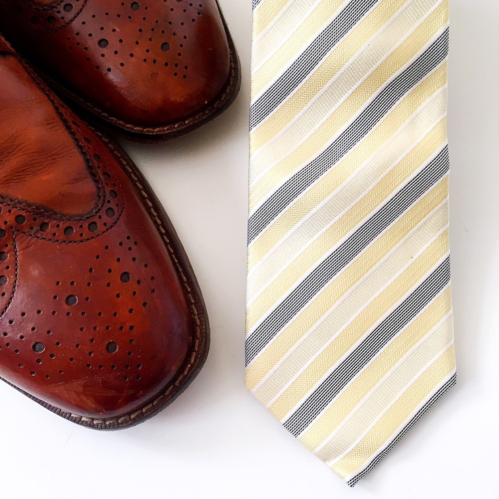 SALE! striped silk Hugo Boss tie