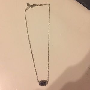 grey sparkly Kendra Scott necklace