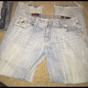 Men's Rock Revival ""Ty" relaxed straight sz 38