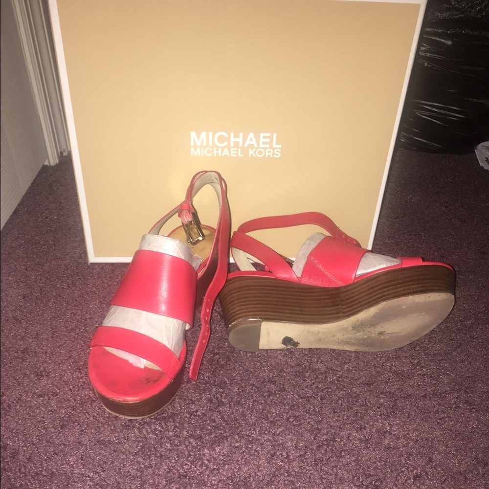 Michael lord Coral (orange) wedges