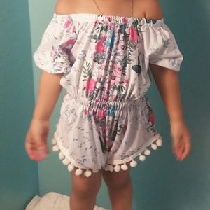 Baby flower romper
