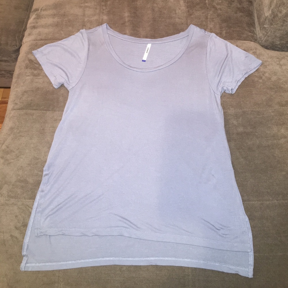 Light blue super soft top